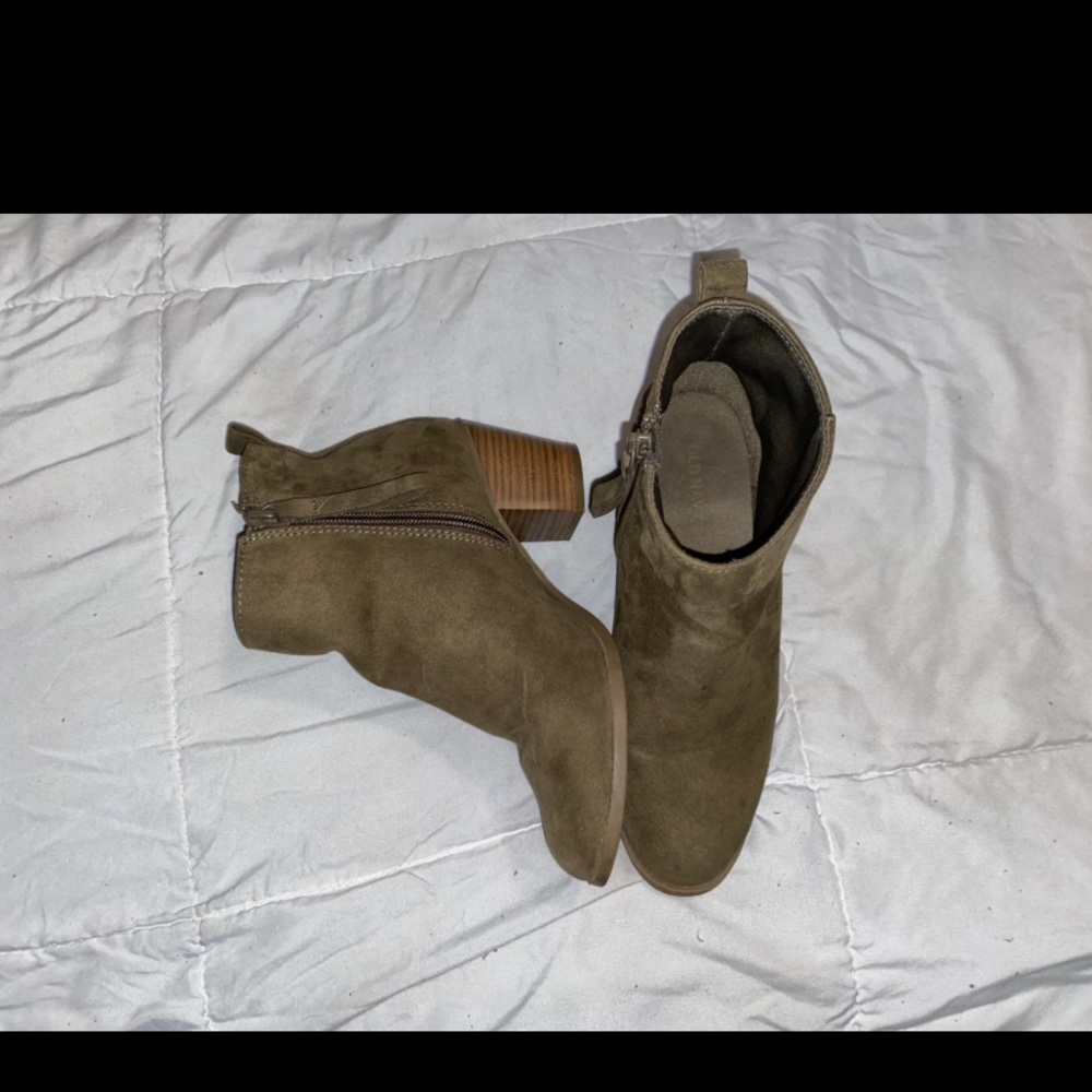 olive green boots